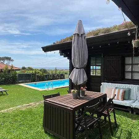 Encantadora Moradia T1, Com Piscina E Vista Mar A 500m Da *