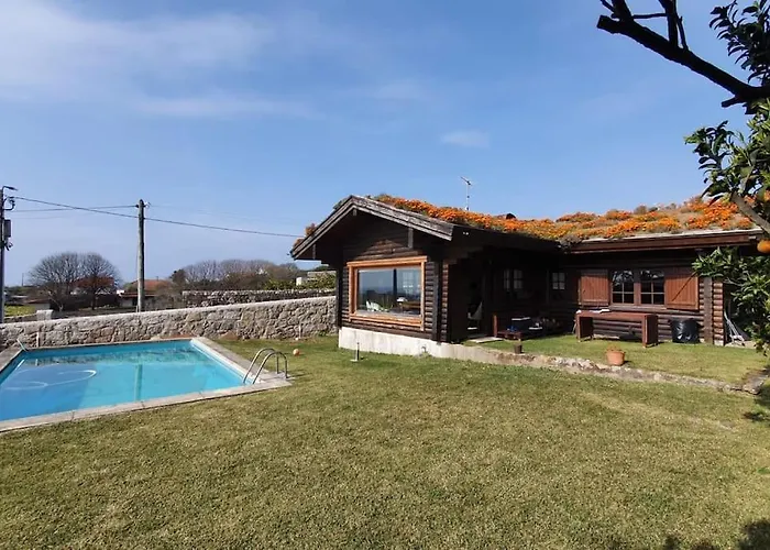 Encantadora Moradia T1, Com Piscina E Vista Mar A 500m Da Viana do Castelo